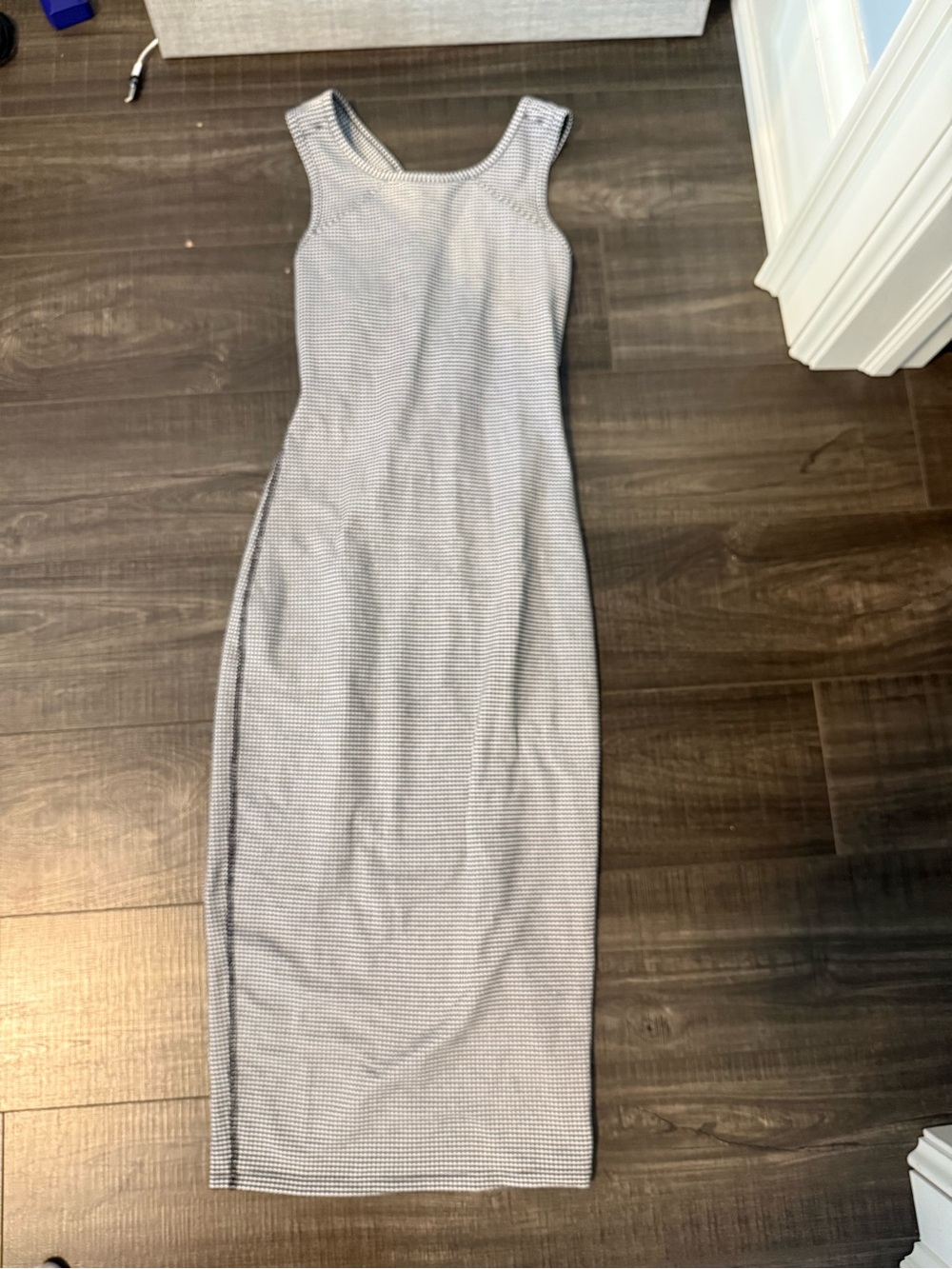 lululemon athletica Sleeveless Knit Midi Dress in Light Gray
